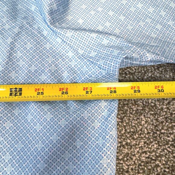 Peter Millar NWOT Men's XXL Sunshade Cotton Stretch Geometric Button Up Shirt - Picture 10 of 13
